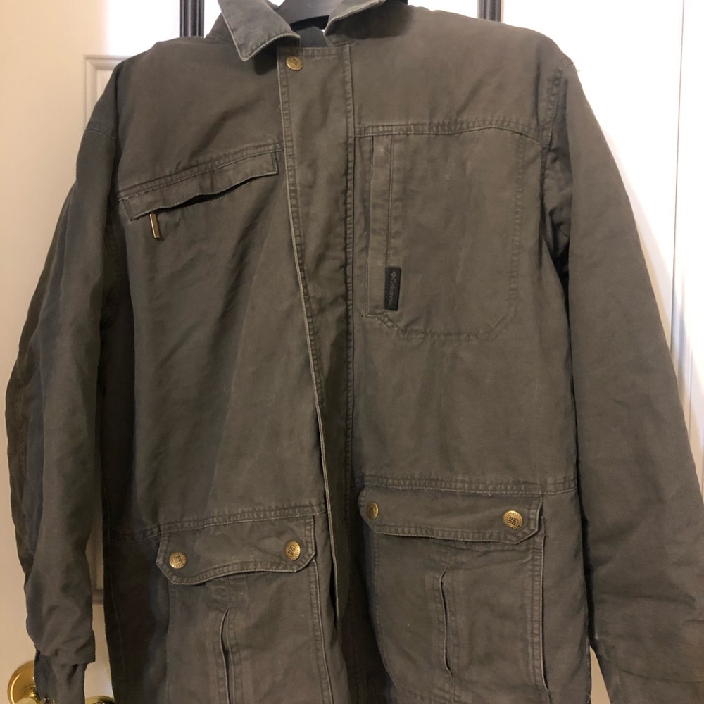 Flannel lined Columbia Denim Jacket
